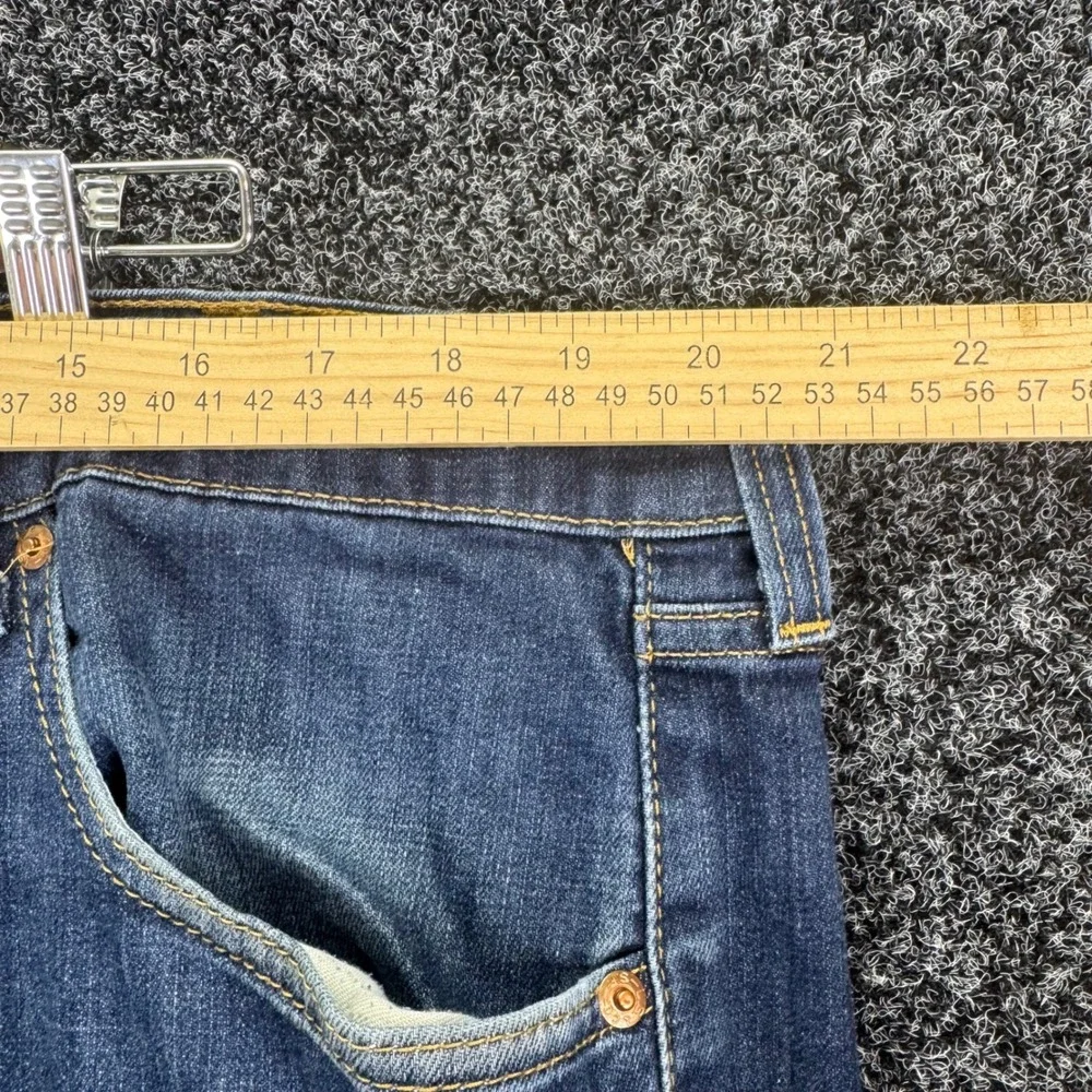 Levis 501 Regular‎ Straight Jeans Mens 44x30 Medium Wash Blue Denim Button Fly